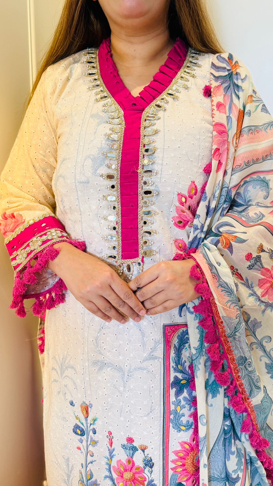 Amaaira Suit Set- White